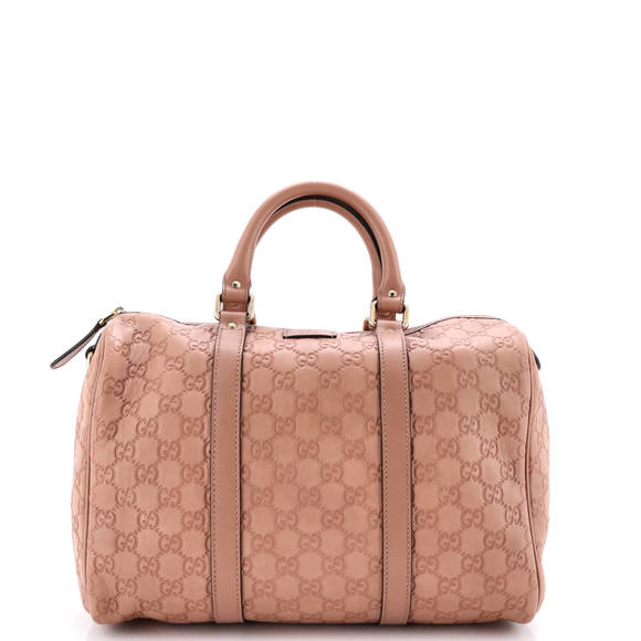 Gucci Medium Joy Boston Bag Guccissima Leather - Picture 1 of 5